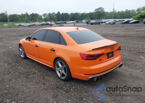 2018 Audi S4 Premium Plus из США, поврежденный, VIN WAUB4AF49JA001864